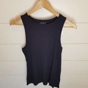 LOFT Navy Blue Sleeveless Top